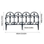 Garden Fencing with Waterproof, Lockable, Plastic, 6 Pack, 60x33cm - product gallery image 4