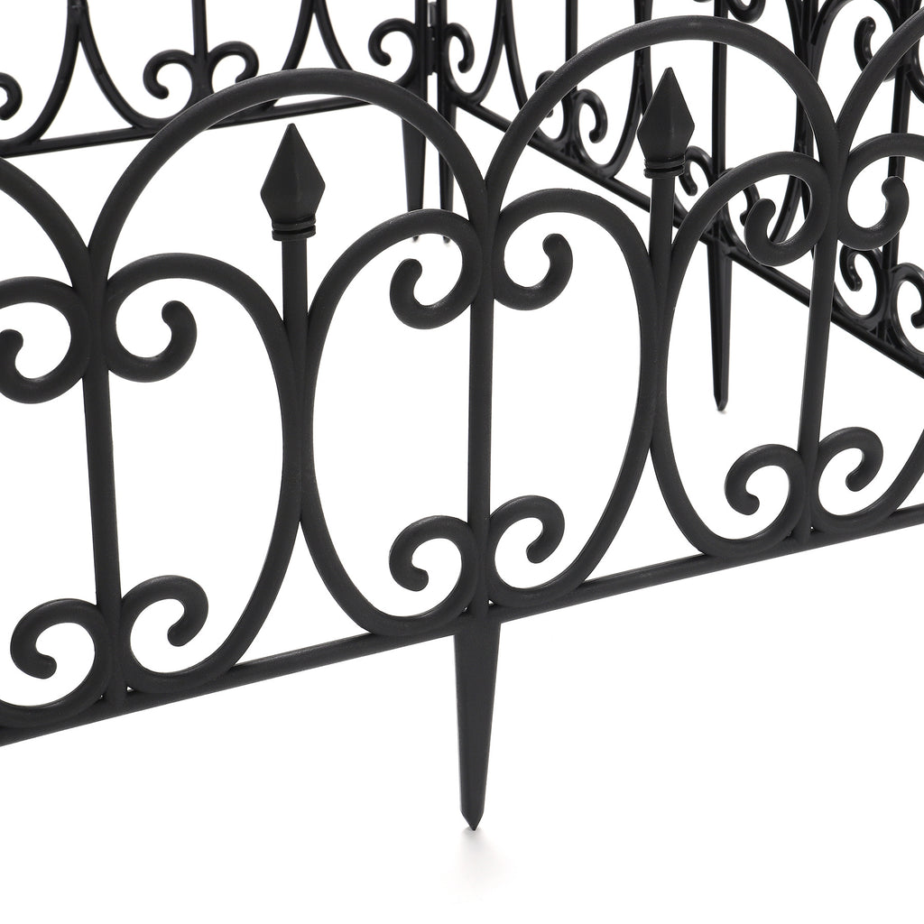 Garden Fencing with Waterproof, Lockable, Plastic, 6 Pack, 60x33cm - product gallery image 6