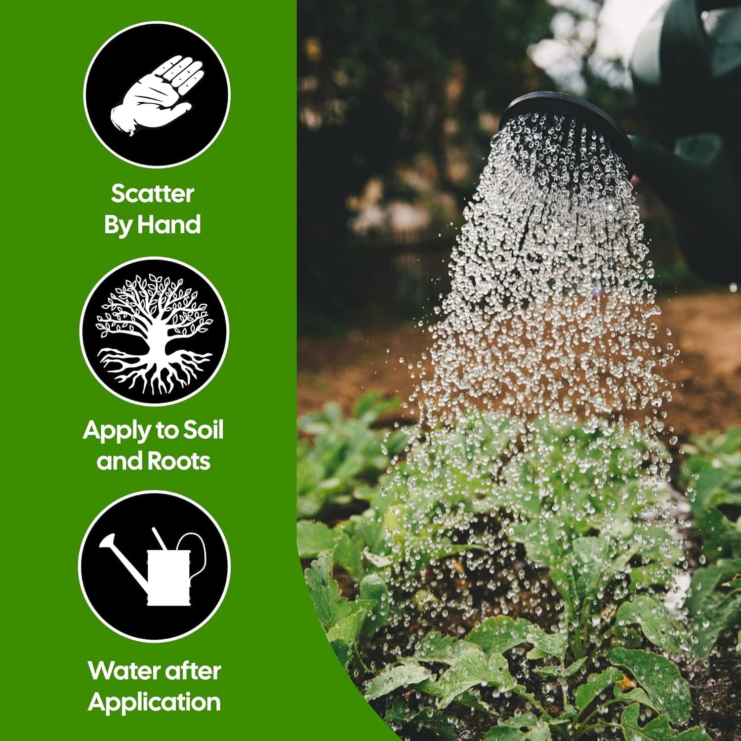 Garden Fertiliser with 500g, 5m, Seaweed Pellets Fast-Acting Natural Plant Feed - product gallery image 2