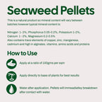 Garden Fertiliser with 500g, 5m, Seaweed Pellets Fast-Acting Natural Plant Feed - product gallery image 9