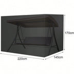 Garden Furniture Cover with Foldable, Waterproof, Seater Swing Heavy Duty Waterproof - product gallery image 3