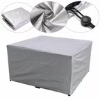 Garden Furniture Cover with Waterproof, Heavy Duty Waterproof UV-Resistant Polyester - Silver, 150x150x75cm option