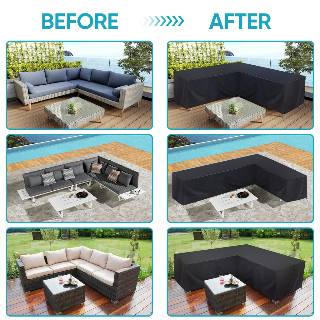 Garden Furniture Cover with Waterproof, Metal for gardens and patios - product gallery image 6
