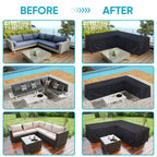 Garden Furniture Cover with Waterproof, Metal for gardens and patios - product gallery image 6