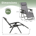 Garden Furniture & Storage with Zero Gravity Reclining Chair Cup Holder - product gallery image 3