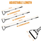 Garden Hoes & Weeder with Space-Saving, 168cm, Oscillating Hoe Long Handle Stirrup Hoe - product gallery image 11