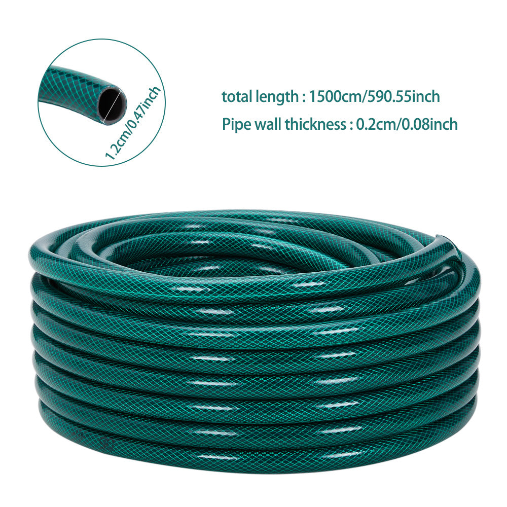 Garden Hose with 12mm, 15M, Flexible PVC Pipe Durable Outdoor Water - product gallery image 3