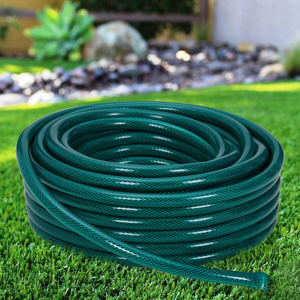 Garden Hose with 12mm, 15M, Flexible PVC Pipe Durable Outdoor Water - Diameter: 12mm Thk: 2mm, 30M option