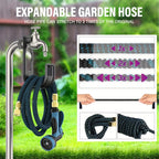 Garden Hose with 17FT, 150FT, Expandable Pipe Function Spray Nozzle - product gallery image 6
