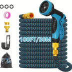 Garden Hose with 17FT, 150FT, Expandable Pipe Function Spray Nozzle - product gallery image 9
