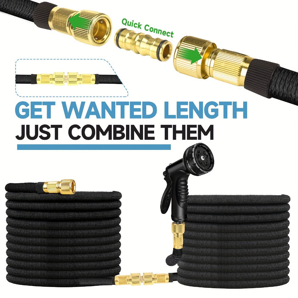 Garden Hose with 7.62m, 45.72m, Flexible Expandable 3x Triple Expanding - product gallery image 5