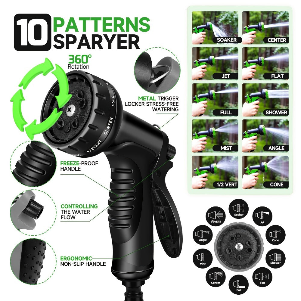 Garden Hose with 7.62m, 45.72m, Flexible Expandable 3x Triple Expanding - product gallery image 8