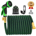 Garden Hose with Leakproof, 25ft, 150ft, Rubber Pipe Non-Kink Heavy Duty Brass