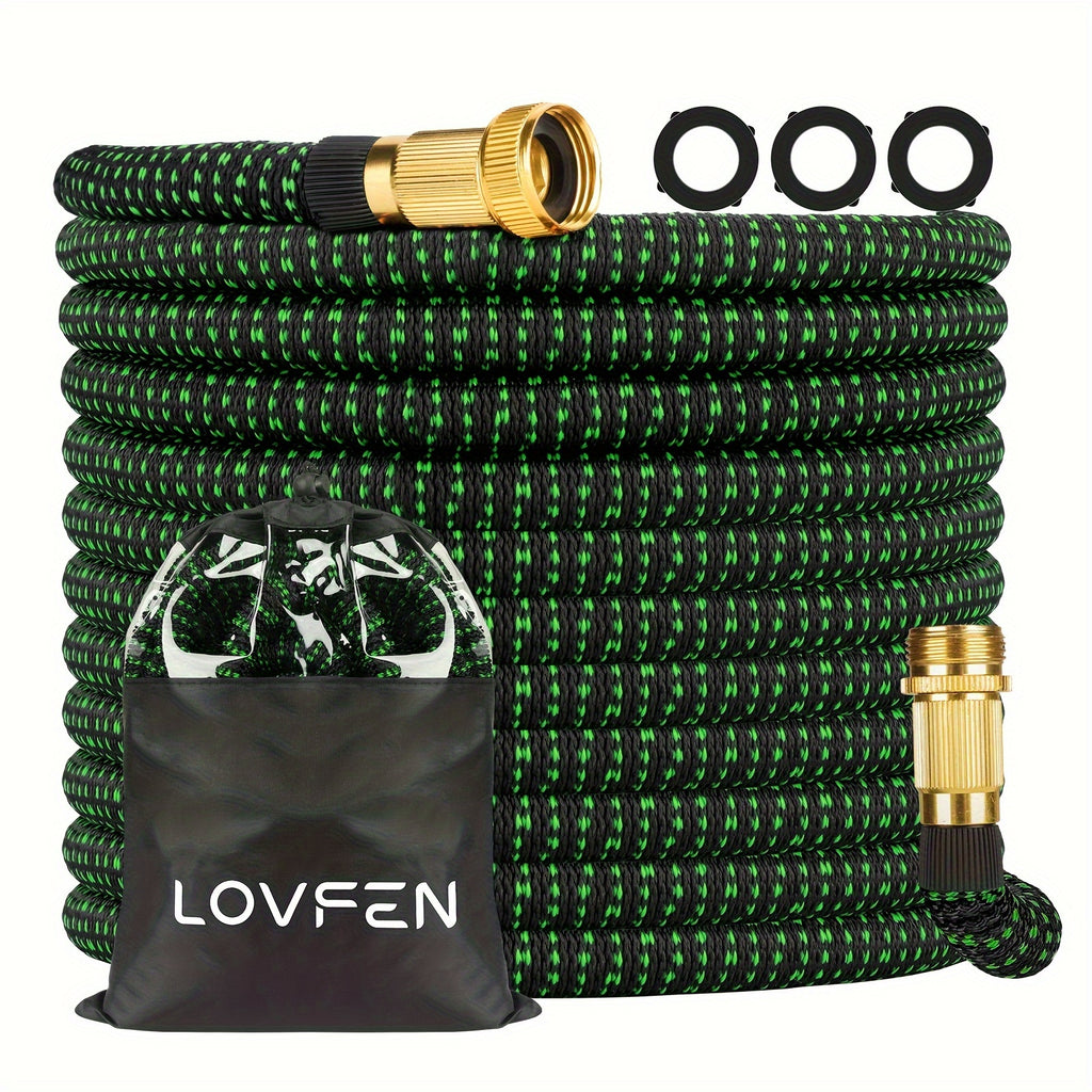 Garden Hose with Leakproof, 45.7m, Ultra-Lightweight Expandable 10-Function - 7.62meter option