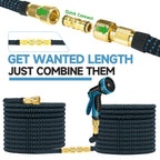 Garden Hose with Leakproof, 7.62m, 45.72m, Expandable 8-Function Spray Nozzle Heavy-Duty - product gallery image 8