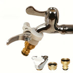 Garden Hose with Plastic, Three-in-One Connector for gardens and patios