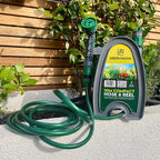 Garden Hose with Space-Saving, 10m, 7-Pattern Spray Nozzle - product gallery image 2