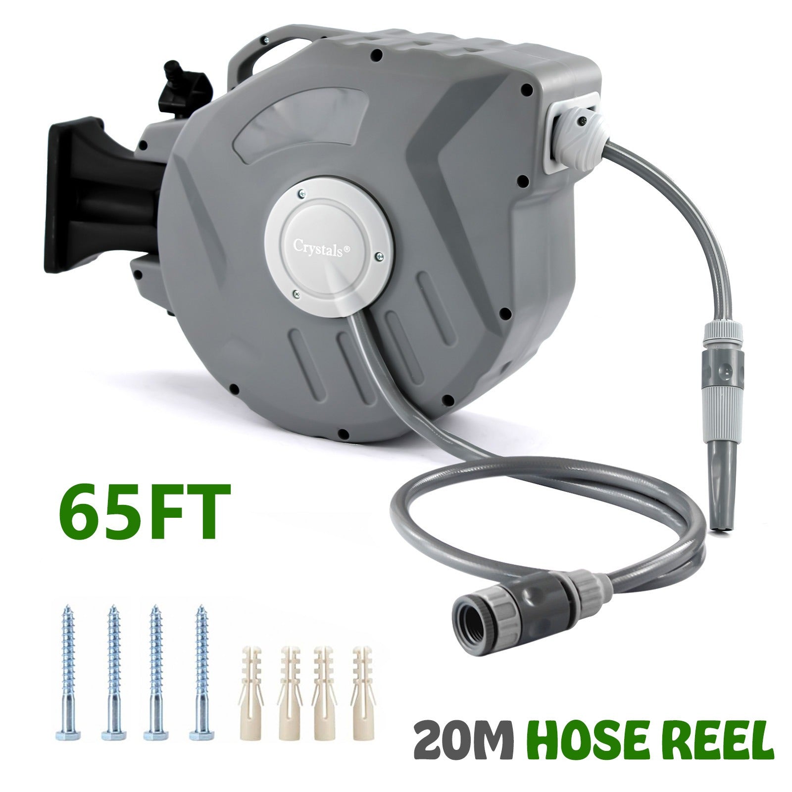 Garden Hose with Wall-Mounted, Freestanding, 10M, 15M - Hose Reel - 20M option