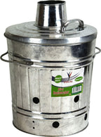 Garden Incinerator with Wood, 15L Mini Galvanised Incinerator - product gallery image 3