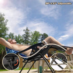 Garden Lounger Chair with Foldable, Zero Gravity Chair with Cup Holder - product gallery image 8