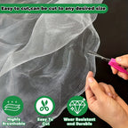 Garden Netting with Lockable, 3m, 15m, Mesh 3m 15m Ultra-Fine White Barrier - product gallery image 6