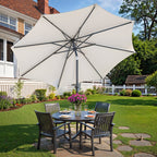 Garden Parasol with Lockable, 3m, 180g, 3m UPF Sun Shade Tilt Crank - product gallery image 10
