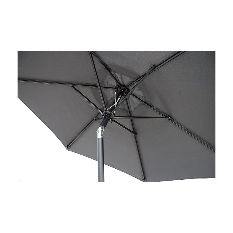 Garden Parasol with Water-Resistant, 2M, 38mm, 2M Crank Handle Umbrella Polyester Canopy - product gallery image 7