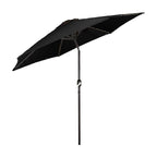 Garden Parasol with Water-Resistant, 2M, 38mm, 2M Crank Handle Umbrella Polyester Canopy - product gallery image 9
