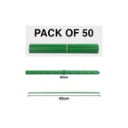 Garden Plant Stake with Metal, PE Coated Steel Stakes of Support - product gallery image 2