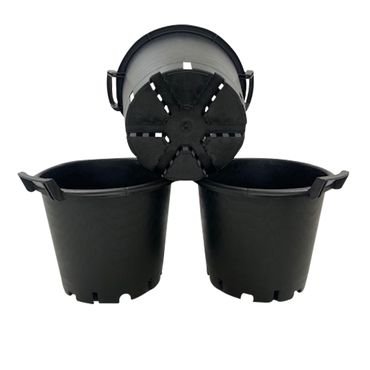 Garden Planter with 35cm, Plastic, 3, Heavy Duty Plant Pots of Handles - product gallery image 9