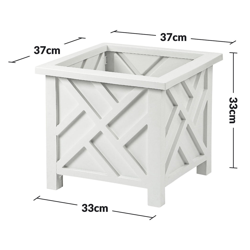 Garden Planter with Lattice Design Box of 14.5 Inch - product gallery image 15
