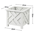Garden Planter with Lattice Design Box of 14.5 Inch - product gallery image 15