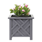 Garden Planter with Lattice Design Box of 14.5 Inch - product gallery image 4