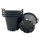 Garden Planter with Plastic, 5, Heavy Duty Plant Pots Handles