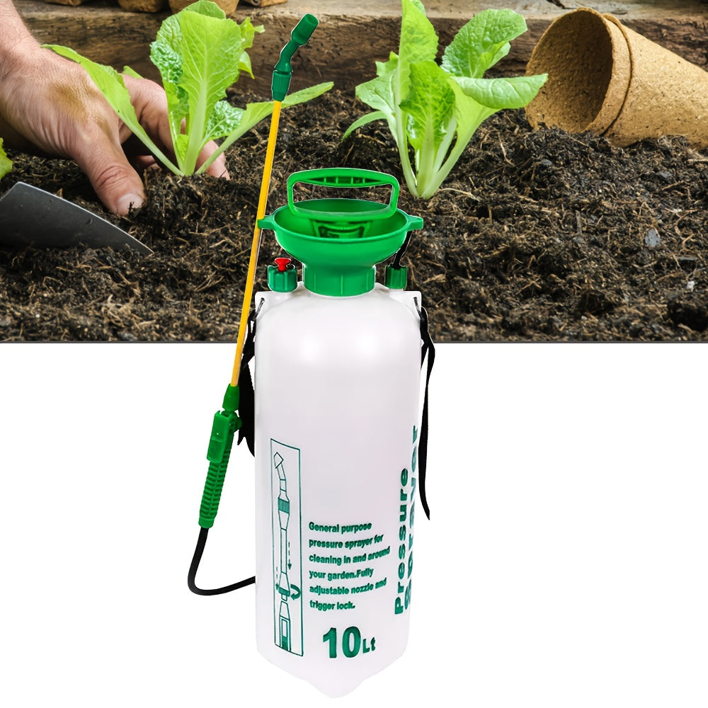 Garden Pressure Sprayer with Plastic, Handheld Pump Action Adjustable Nozzle Manual - product gallery image 3