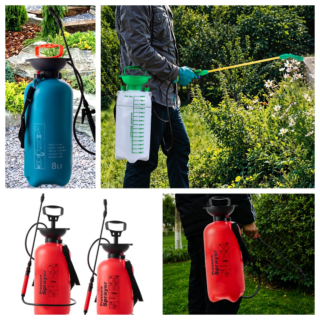 Garden Sprayer with Backpack Pressure Portable Lawn Irrigation Air