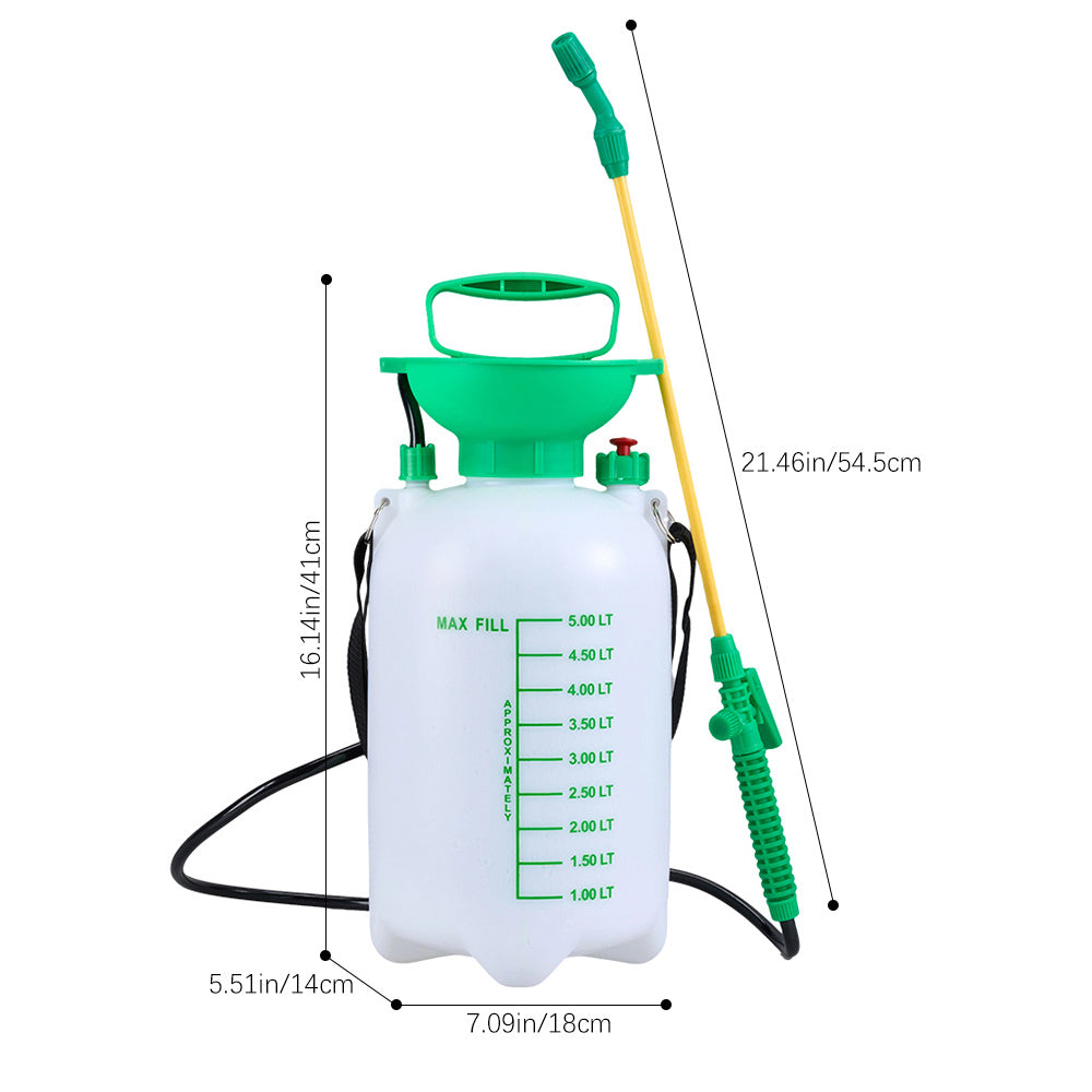 Garden Sprayer with Pressure Shoulder Strap Manual Air Pump - product gallery image 3