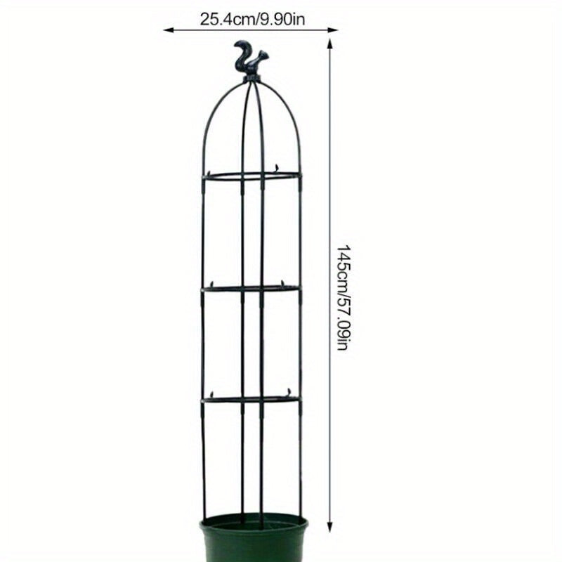 Garden Trellise with 95cm, 145cm, Obelisk Trellis Climbing Plants Fiberglass - product gallery image 2
