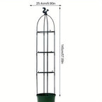 Garden Trellise with 95cm, 145cm, Obelisk Trellis Climbing Plants Fiberglass - product gallery image 2