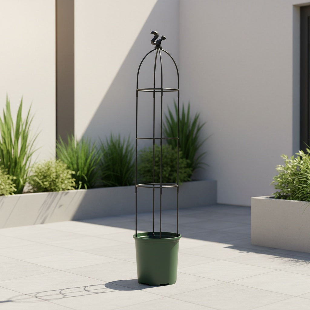 Garden Trellise with 95cm, 145cm, Obelisk Trellis Climbing Plants Fiberglass - product gallery image 6
