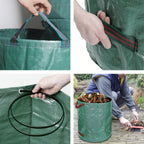 Garden Waste Bags & Leaf Bag with Foldable, Plastic, 3 Pack - product gallery image 5