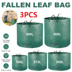 Garden Waste Bags & Leaf Bag with Foldable, Plastic, 3 Pack