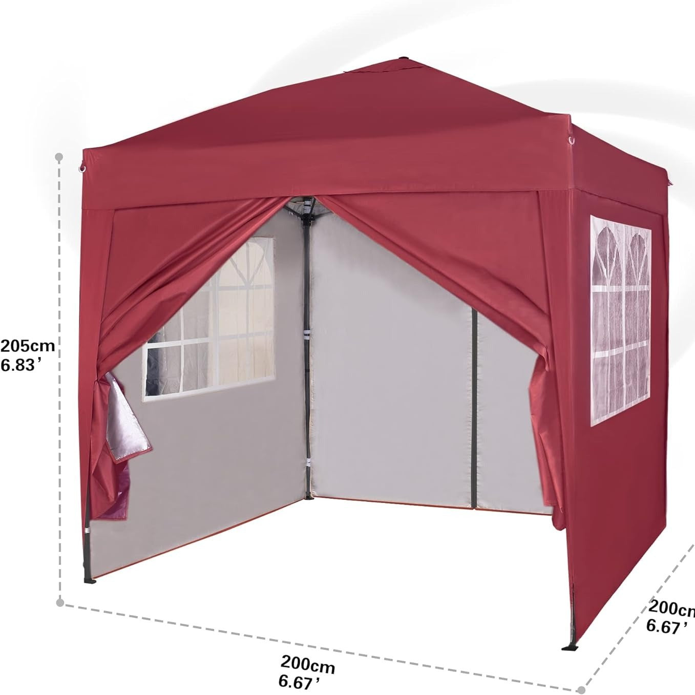 Gazebo with Waterproof, 2m, Pop Up 2m Waterproof Sides - product gallery image 5