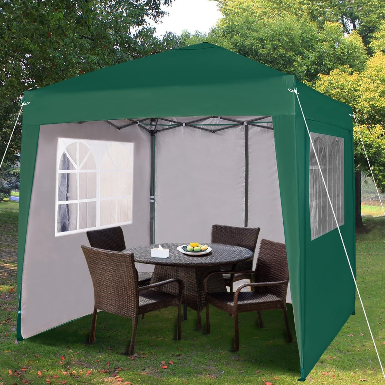 Gazebo with Waterproof, 2m, Pop Up 2m Waterproof Sides - Green option