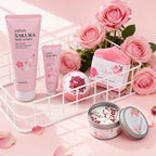 Gift Set with Bath Body Basket Women Rose Home for practical home use - product gallery image 7