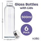 Glass Drinking Bottle with Leakproof, Dishwasher-Safe, Airtight - product gallery image 2