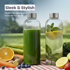 Glass Drinking Bottle with Leakproof, Dishwasher-Safe, Airtight - product gallery image 5
