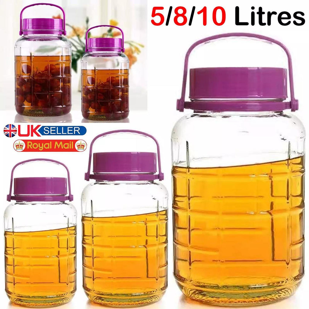 Glass Storage Jar with Airtight, Large Airtight Jars Wide Neck Pantry - product gallery image 9