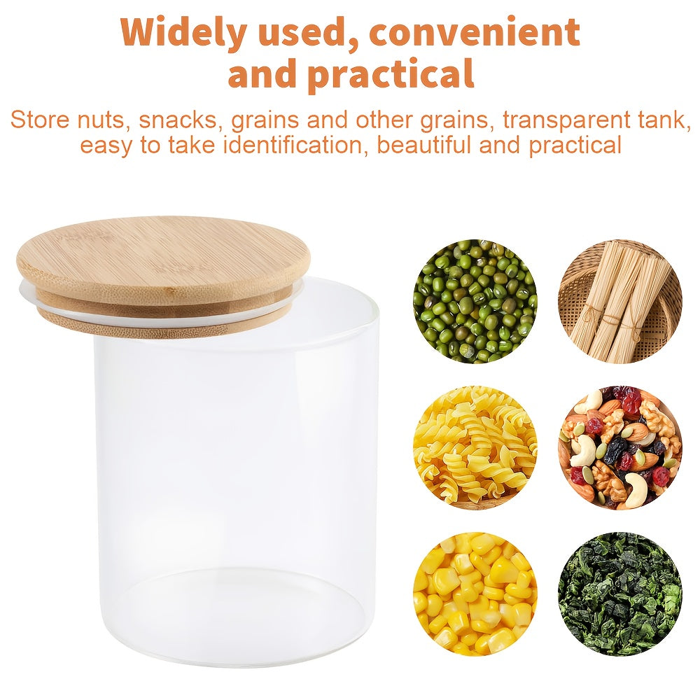 Glass Storage Jar with Dishwasher-Safe, Airtight, 250ml, 350ml - product gallery image 14