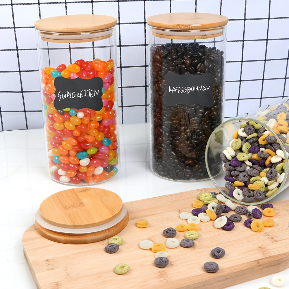 Glass Storage Jar with Dishwasher-Safe, Airtight, 250ml, 350ml - product gallery image 3
